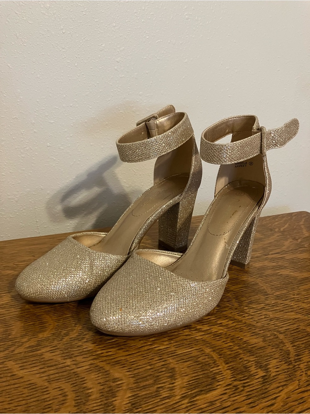 Dream Pair Gold Heels